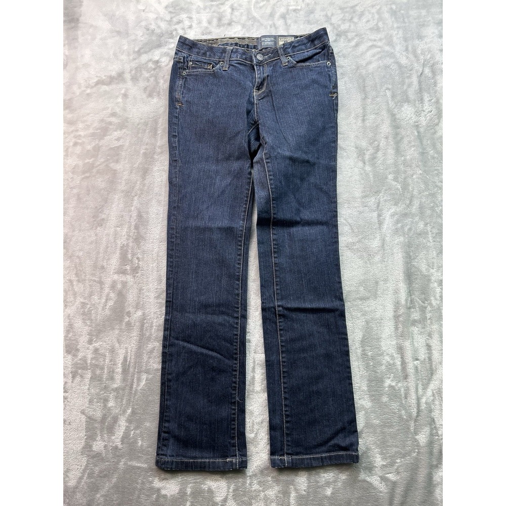 Vintage Converse Jeans One Star Straight Leg Low Rise Women Sz 4 Blue Street Y2K